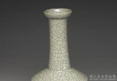 图片[2]-Long-necked vase in green glaze, Qing dynasty, Yongzheng reign (1723-1735)-China Archive